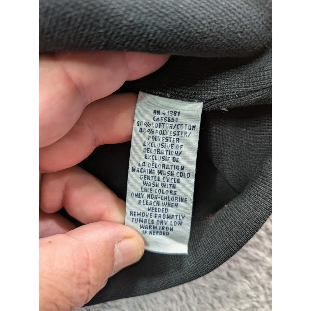 Polo Ralph Lauren Performance Hoodie Mens Medium Black Pony Logo Sweatshirt